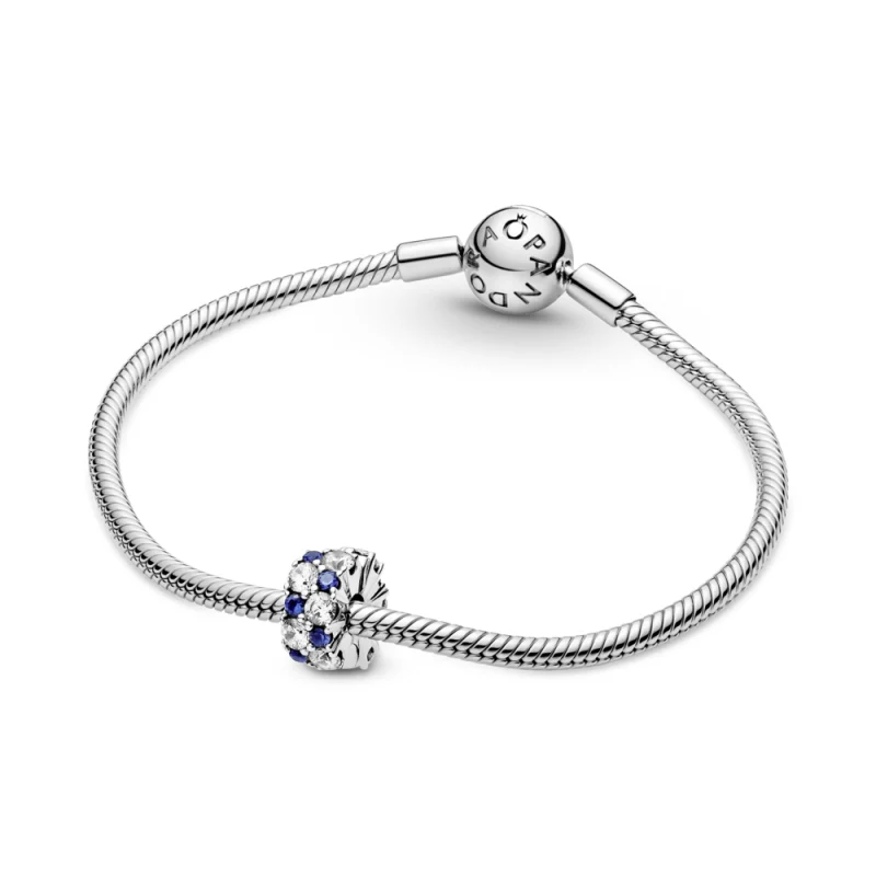 신세계인터넷면세점-판도라-bracelet-클리어 & 블루 스파클링 클립 참