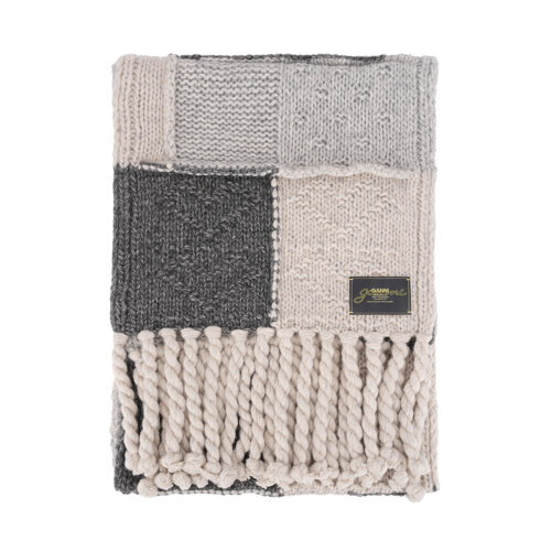 WOOL COTTON BUBBLE SCARF