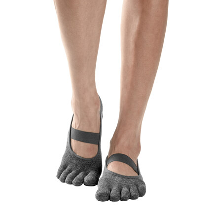Non-Slip Full-Toe Band Yoga Socks Gray (防滑瑜伽袜)
