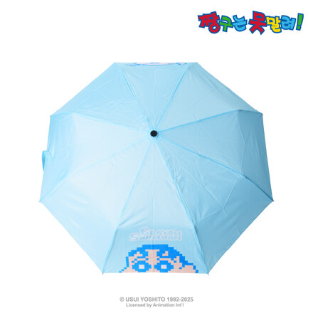 SHINCHAN FACE BLUE 3-FOLD AUTOMATIC UMBRELLA 三折自动伞
