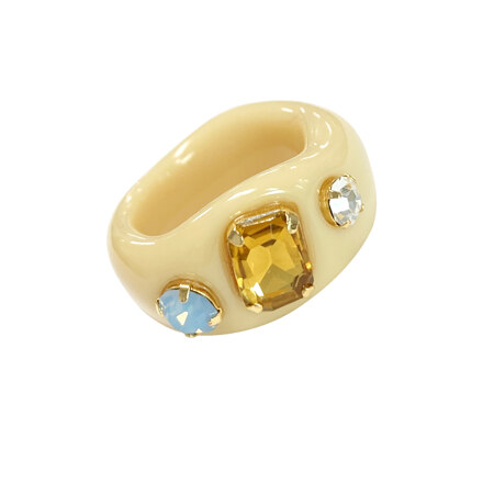 Pope ring, BONNIE BLUE