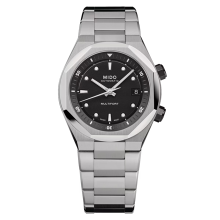 M0475071105100 / 멀티포트 8 투-크라운즈 블랙38.4 x 40mm / 남성