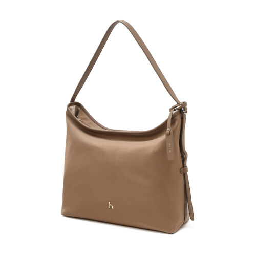 Brown Nylon Puffy Shoulder Bag 单肩包