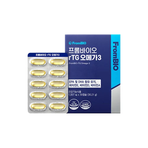 FROMBIO OMEGA-3 rTG Omega-3 鱼油胶囊(30粒,1个月)