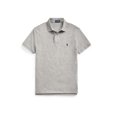 Custom Slim Fit Mesh Polo 衫 - Canterbury Heather