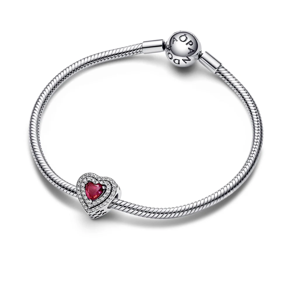신세계인터넷면세점-판도라-bracelet-스파클링 레벨드 하트 참_RD