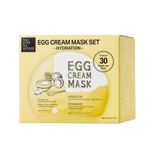 Egg Cream Mask Hydration 30-Sheet Set 28g*30