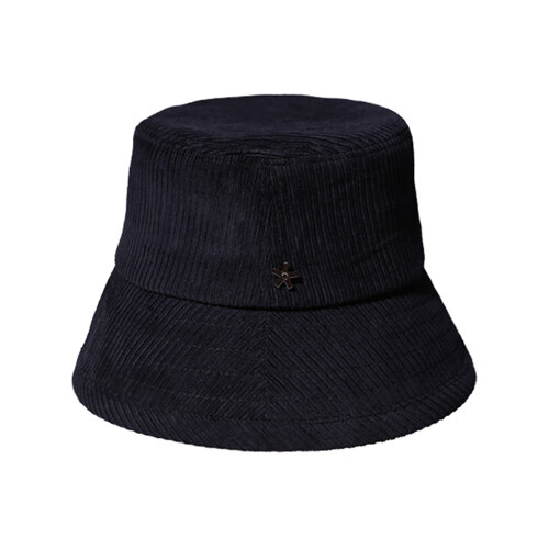 BASIC CORDUROY NAVY BUCKET HAT