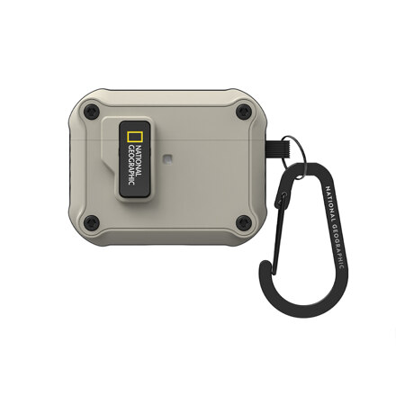 AirPods Pro 3 Rugged Bumper Auto-lock Case #Stone Beige / 耳机壳