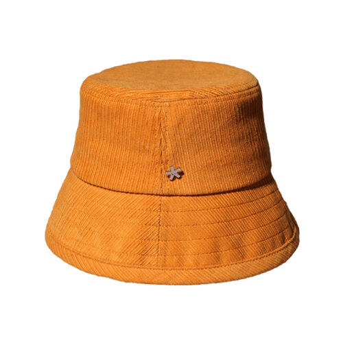 BASIC CORDUROY MUSTARD BUCKET HAT