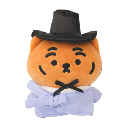 무직타이거 한복 뚱랑이 인형 키링