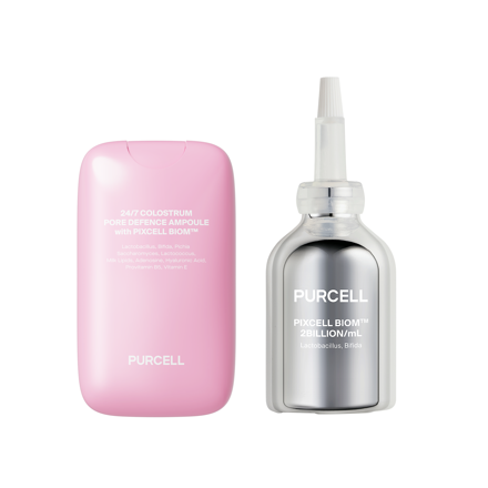 픽셀바이옴™ 원액 55ml+247 초유 포어 디펜스 앰플 핑크 기획