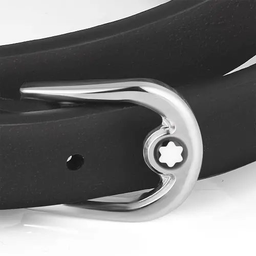 신세계인터넷면세점-몽블랑-bracelet-134056 블랙 말발굽형 버클 브레이슬릿, 사이즈 조절 가능