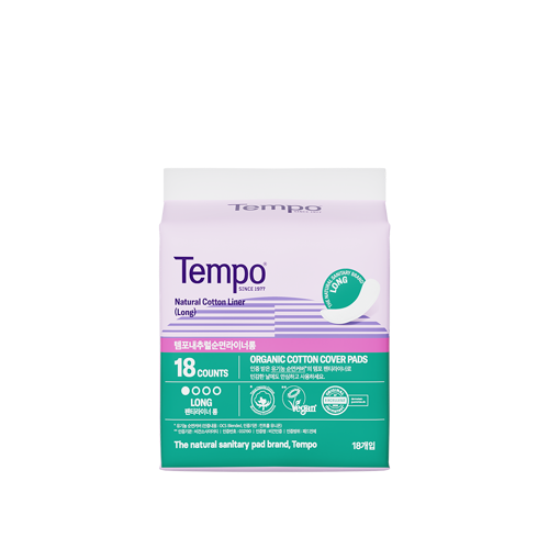 템포 내추럴순면 라이너 롱 18P
