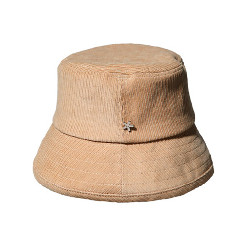 BASIC CORDUROY BEIGE BUCKET HAT