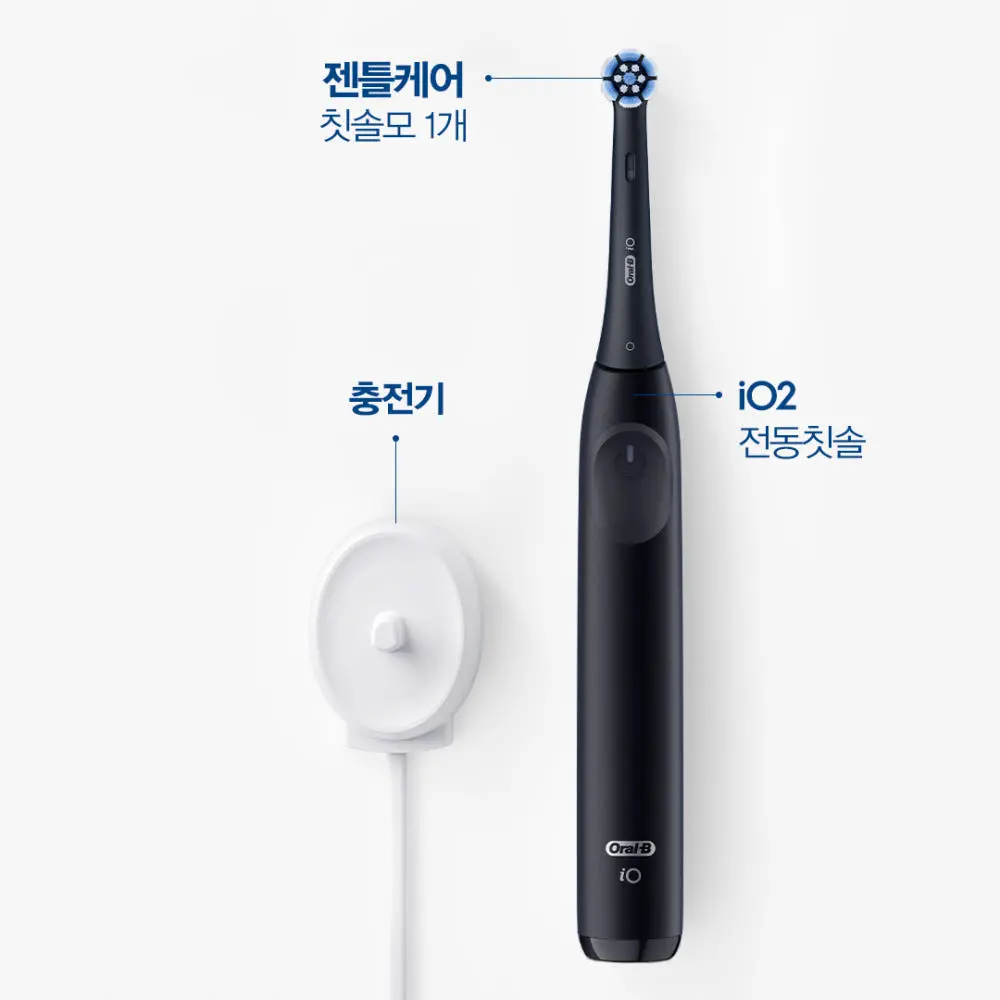 신세계인터넷면세점-오랄비-Toothbrush-오랄비 전동칫솔 iO2 Black