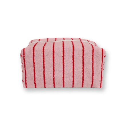 UNFOLD STRIPE TERRY 大号收纳包 PINK RED