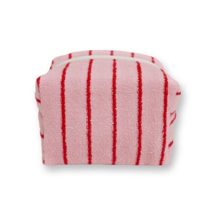 UNFOLD STRIPE TERRY 小号收纳包 PINK RED