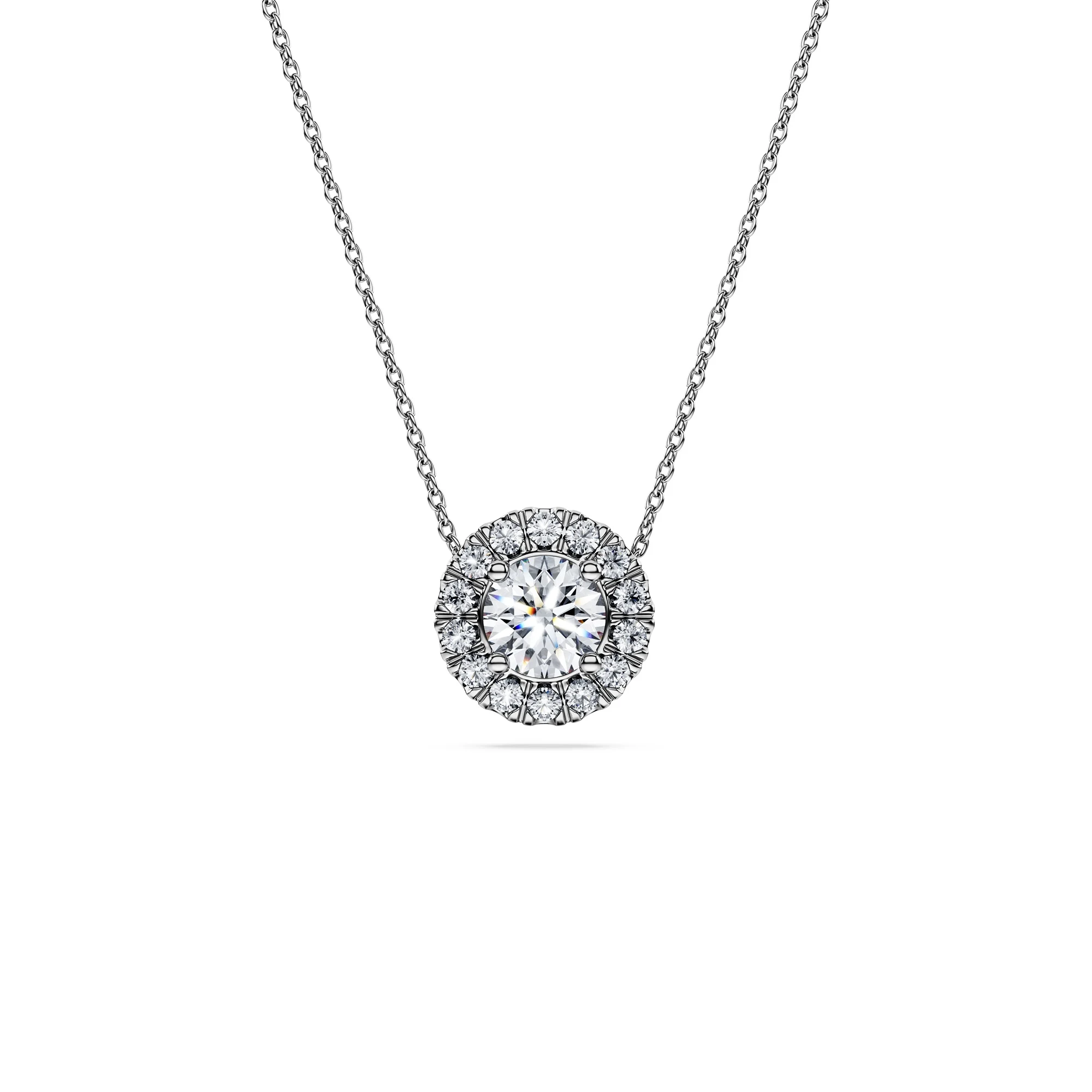 신세계인터넷면세점-스와로브스키-necklace-Eternity 헤일로 솔리테어 펜던트, 랩 그로운 다이아몬드 1ct