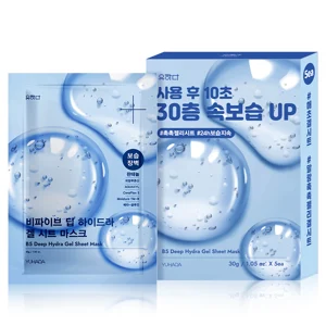 유하다 비파이브 딥 하이드라 겔 시트 마스크 30g X 5ea