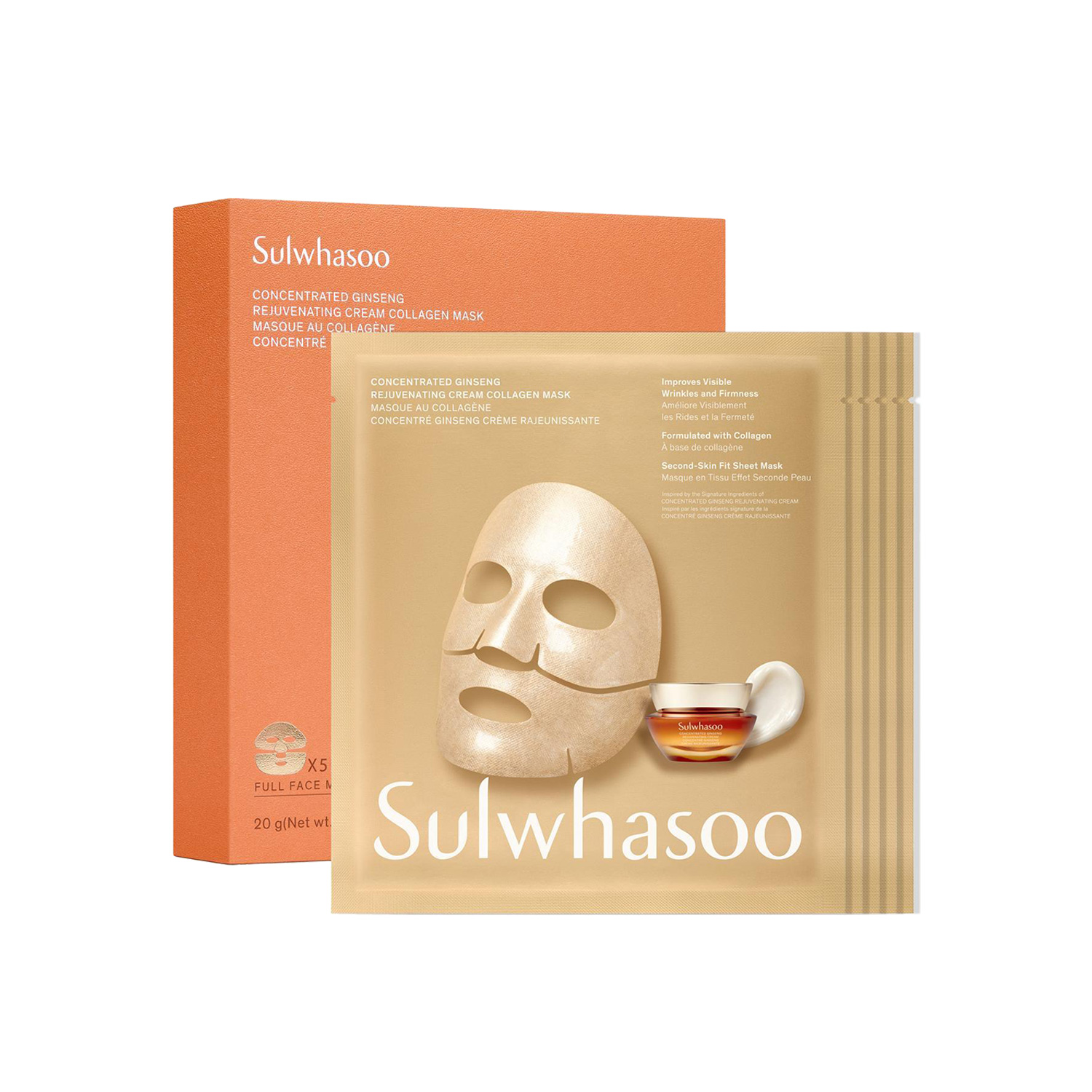 CONCENTRATED GINSENG REJUVENATING CREAM COLLAGEN MASK