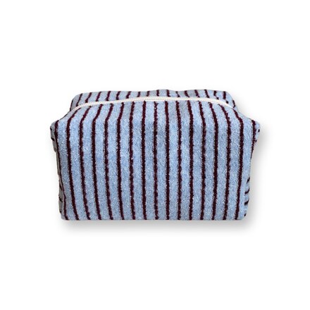UNFOLD STRIPE TERRY 大号收纳包 BLUE BURGUNDY