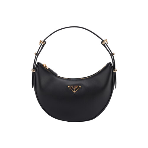 PRADA ARQUE SMALL LEATHER SHOULDER BAG