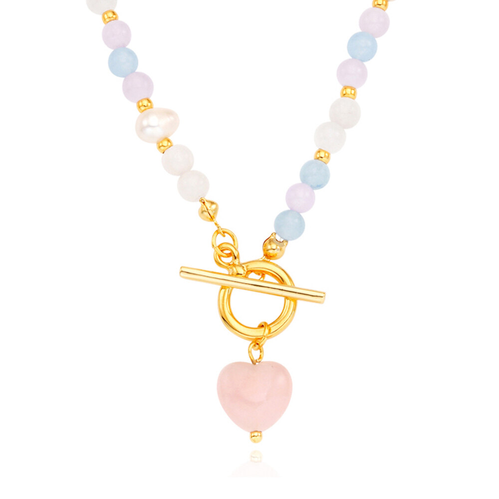 orbit beads heart necklace - 앵브록스 - 시계/주얼리 | 신세계
