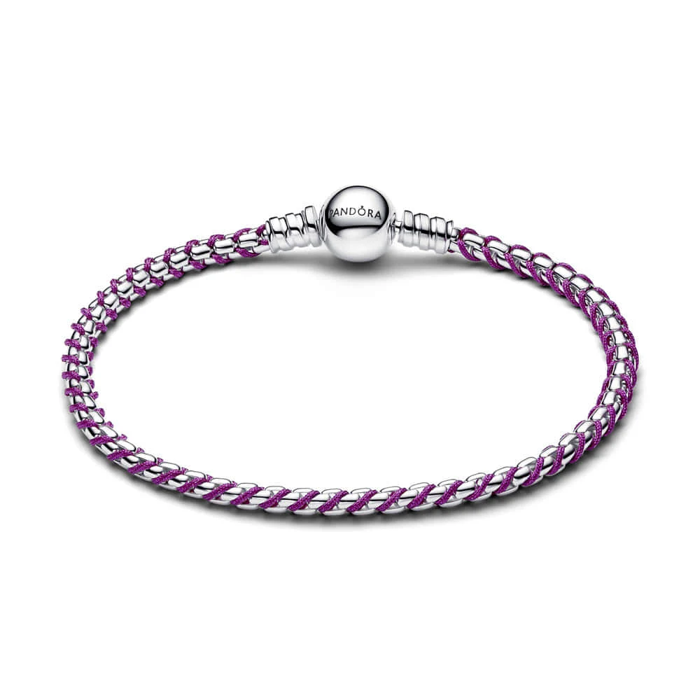 신세계인터넷면세점-판도라-bracelet-퍼플 코드 박스 체인 브레이슬릿