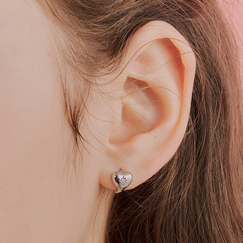 universe heart cubic earring 耳饰- engbrox - 手表/首饰