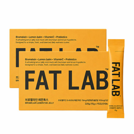 브로멜라인 레몬톡스 15g x 15포 x 2박스