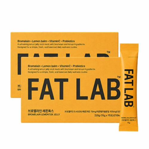 브로멜라인 레몬톡스 15g x 15포 x 2박스