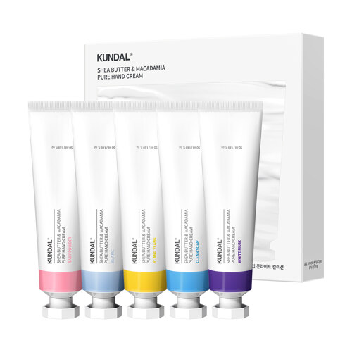 시어버터 앤 마카다미아 퓨어 핸드크림 50ml 5개입 세트
