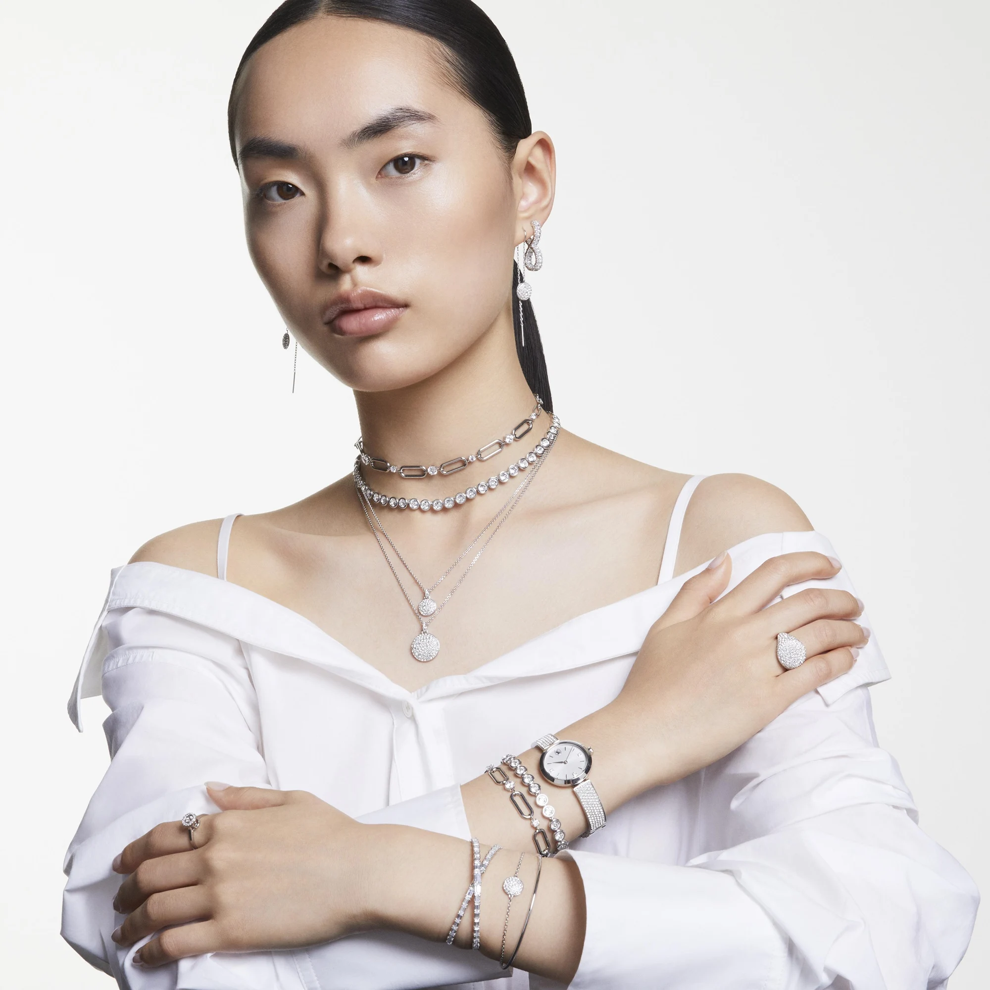 신세계인터넷면세점-스와로브스키-necklace-SUBLIMA:PEND S LAYER CRY/RHS