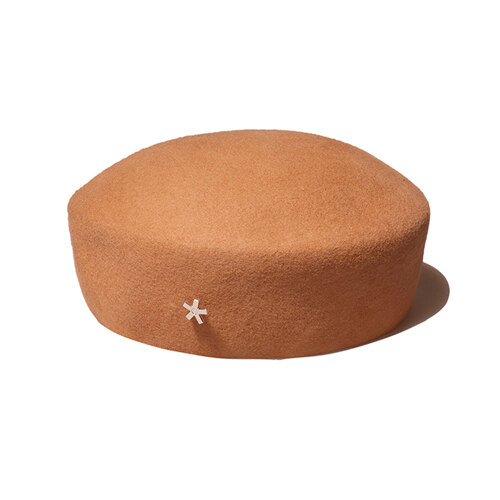 MEDELEINE WOOL BROWN BERET