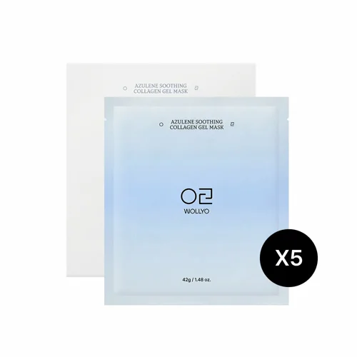 아줄렌 수딩 콜라겐 겔 마스크 5매입