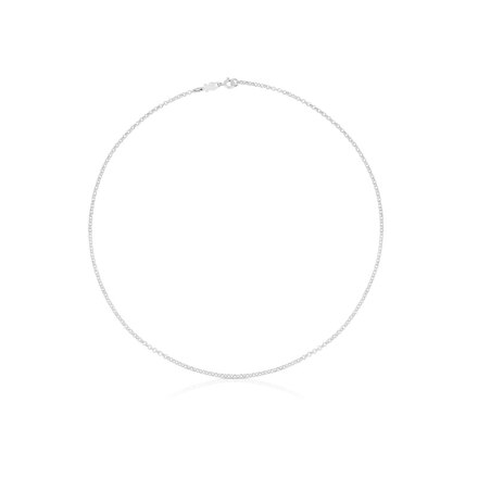 SILVER CHOKER 45CM CHAIN