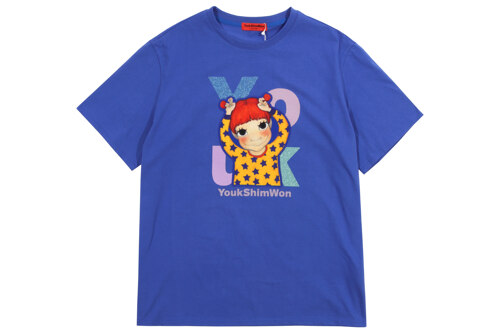 韩际新世界网上免税店-陆心媛-服饰-Color logo T-shirts F T恤