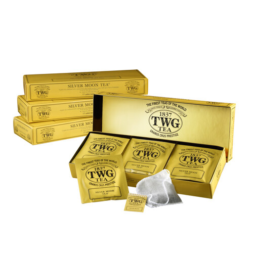 韩际新世界网上免税店-TWG TEA--SILVER MOON TEA 15 TEA BAG   