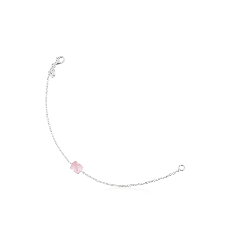 신세계인터넷면세점-토스-bracelet-Silver TOUS Color Bracelet with Quartz Bear motif