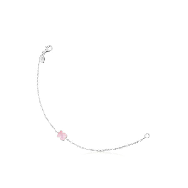 신세계인터넷면세점-토스-bracelet-Silver TOUS Color Bracelet with Quartz Bear motif