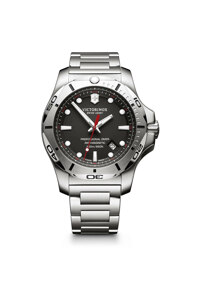 신세계인터넷면세점-빅토리녹스 시계-시계-I.N.O.X. Professional Diver Black Dial Silver Bracelet Watch