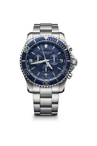 신세계인터넷면세점-빅토리녹스 시계-시계-Maverick Chronograph Blue Dial Silver Bracelet Watch