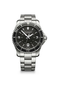 신세계인터넷면세점-빅토리녹스 시계-시계-Maverick Large Black Dial Silver Bracelet Watch