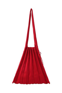 韩际新世界网上免税店-JOSEPH&STACEY-女士箱包-Lucky Pleats Knit M Barbados Red 单肩包