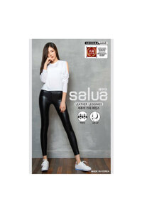 韩际新世界网上免税店-SALUA-时尚配饰-拉绒皮裤 BLACK