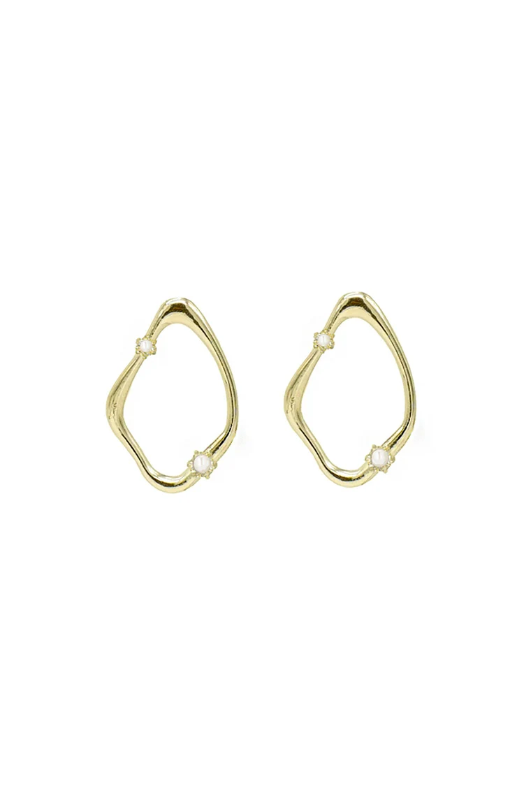 신세계인터넷면세점-플로움-earring-Flow Stone Earring (Gold)