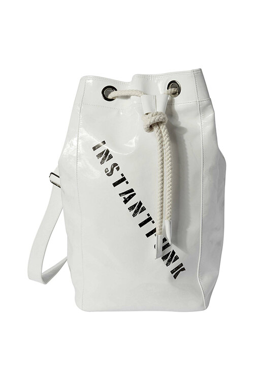 신세계인터넷면세점-인스턴트 펑크-캐주얼 가방-Enamel bucket bag - White F