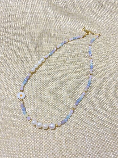 AESPA ニンニン着用 [ENGBROX] PASTEL MOMENT DAISY NECKLACE ENGBROX / pastel moment daisy necklace / Wear aespa - Now In
