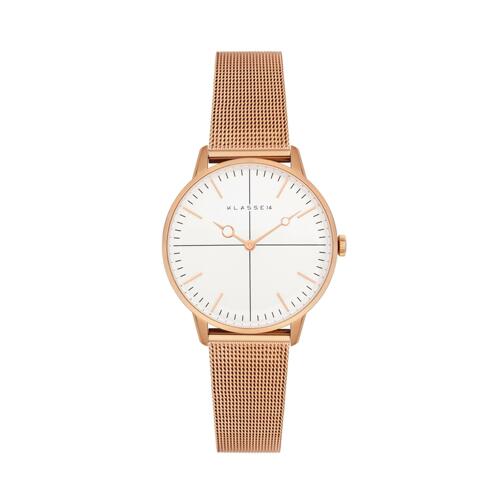 KLASSE14 Disco Volante Rose Gold with Mesh Band 36mm